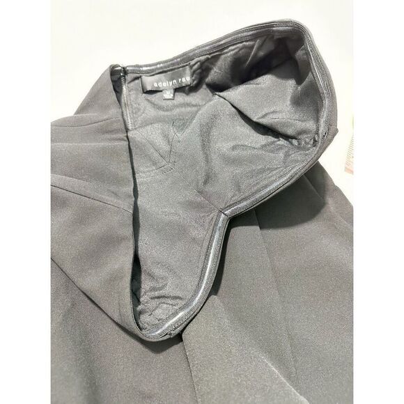 Adelyn Rae Women's Strapless Sweetheart Neckline Slim Leg Jumpsuit Black Medium - Picture 9 of 14